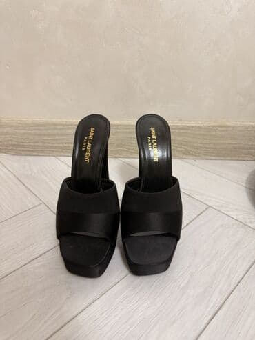 laurent: Сабо, Размер: 37, цвет - Черный, Новый — 1