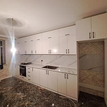 ağ mebel: Sifarişlə mətbəx dəsti, MDF — 2