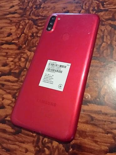 samsung satilir: Samsung Galaxy A11, 32 GB, rəng - Qırmızı, İki sim kartlı — 3