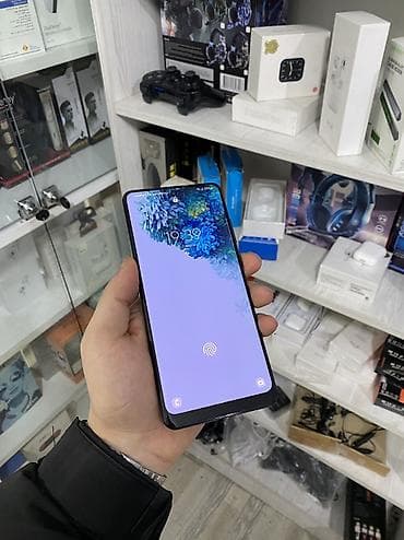 Samsung Galaxy S20 Ultra, 128 GB, rəng - Qara, Sensor, Barmaq izi, İki sim kartlı