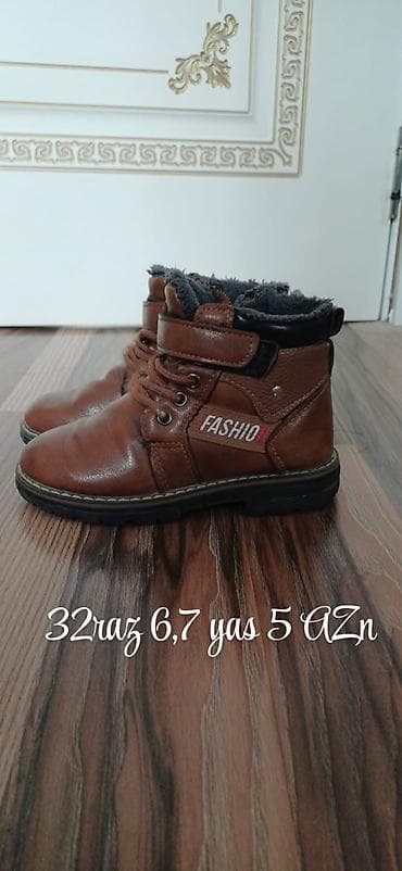 Uşaq qış çəkmələri - Ölçü: 32 (6–7 yaş üçün uyğundur) - Rəng: qəhvəyi lalafo.az -da Uşaq qış çəkmələri - Ölçü: 32 (6–7 yaş üçün uyğundur) - Rəng: qəhvəyi