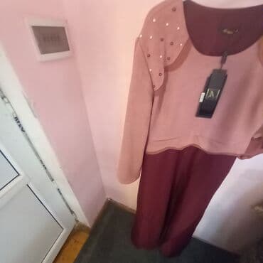 детские платья с длинным рукавом: Повседневное платье, Макси, 2XS — 2