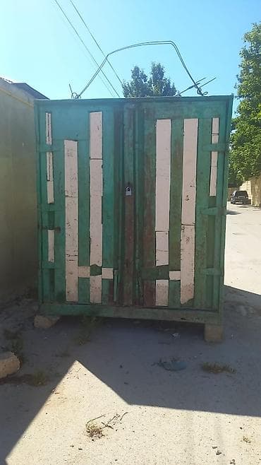 Контейнеры: Metall konteyner - Material: qalınmöhkəm metal konstruksiya - Ölçü — 1