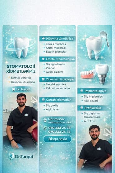 Массаж: 🦷 Stomatoloji Xidmətlərimiz ✔️ Lazer ilə dişlərin plomblanması ✔️ — 1