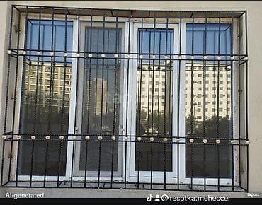 Təmir və tikinti: - Şaquli relslər sıx addımla – sındırmaya və zorla açılmaya qarşı — 4