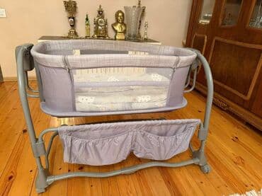 Beşiklər: Oğlan və qız üçün, Dördbucaq, Beşik, Dəstsiz, Matras ilə, Yellənmə mexanizm ilə — 1