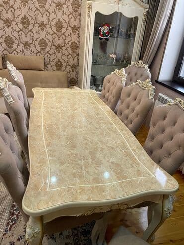 Taburetlər: Qonaq otağı üçün, İşlənmiş, 8 stul — 9