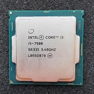 sata ssd disk: Processor - CPU Intel İ5-7500 - 70 AZN (LGA 1151 soket) (4 nüvə / 4 — 1