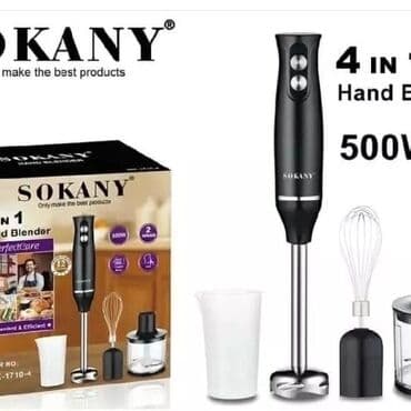 4ün 1 Sokany blenderi 4 hissədən ibarət çox keyfiyyətli, dözümlü