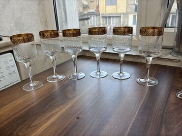 богемское стекло фужеры: Qədəhlər, 6 ədədli dəst, Çexiya — 2