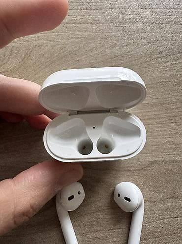 Б/у Беспроводные (Bluetooth) Наушники, Apple, цвет - Белый — 10