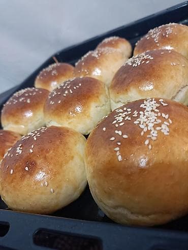 sumuk unu: Qiyməti; 1 ədədi—80 qəpik✨ 🧁 Ev üsulu, pambıq kimi yumşaq bulkalar! — 3