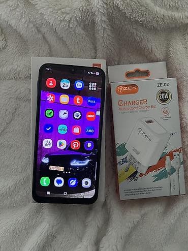 8gb ram 2400 mts: Samsung Galaxy A24 4G, 128 GB, rəng - Qara, Barmaq izi, Face ID — 4