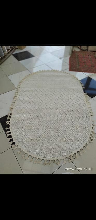 Yorğanlar, adyallar: Oval Skandinaviya kilimi kolleksiyası - Forma: oval - Üslub: boho və — 8