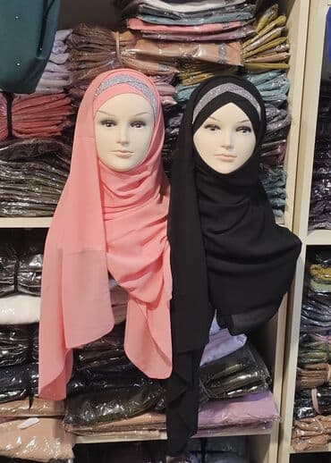 hazır hicab modelleri: Hazır geyinilən hicab kolleksiyası - Model növləri: - Parıltılı — 16