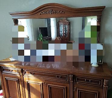 Klassik üslubda islenmis - Material: massiv ağac və MDF