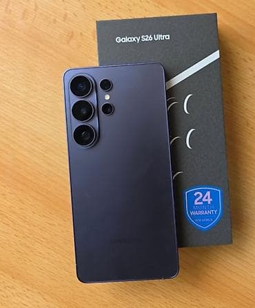 Samsung Galaxy S26 Ultra, 256 GB, Zəmanət, İki sim kartlı, Sənədlərlə