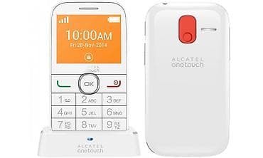 philips xenium x525: Alcatel One Touch Net, rəng - Ağ, Düyməli — 1