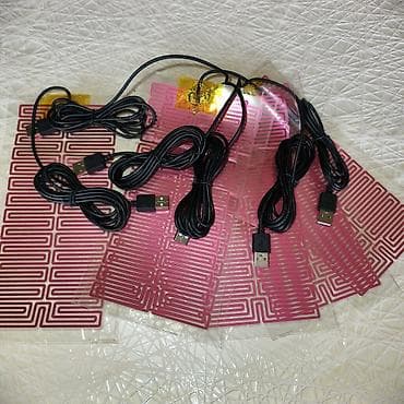 Soyutma və qızdırma sistemləri: USB qızdırıcı film panelləri - Enerji mənbəyi: USB 5V – noutbuk — 1