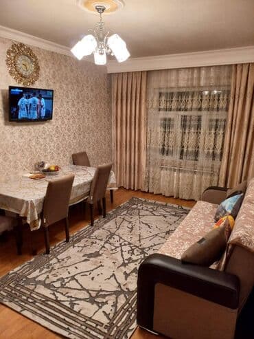 1 комнатная квартира снять: Баку, Новые Гюнашли Массив Д, 1 комната, Вторичка, м. Халглар Достлугу, 40 м² — 4