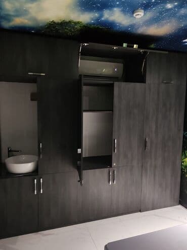 6 qapili dolablar: Açılan, 6 qapı Düz dolab, Qarderob, paltar dolabı — 2