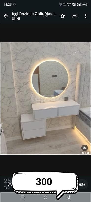 dest mebel: Mebel dəstləri – makiyaj masası, trüm və qarderob dizaynları - — 2