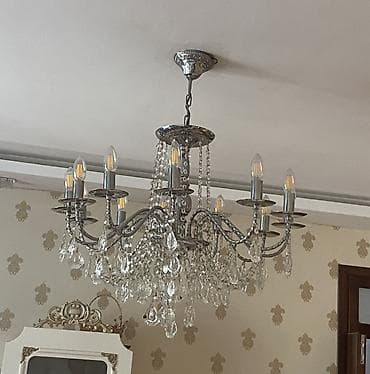 cil ciraqlar: Çılçıraq, 10 və daha çox lampa, Metal — 1