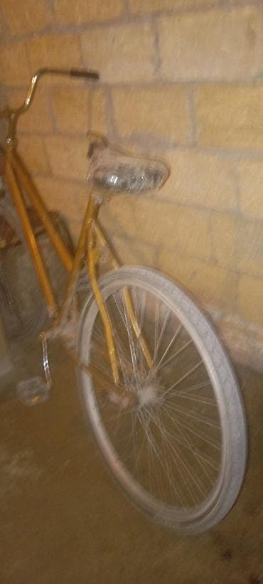 yeni velosiped: Klassik şəhər velosipedi - Rəng: qızılı/sarı tonlarda - Çərçivə: düz — 4