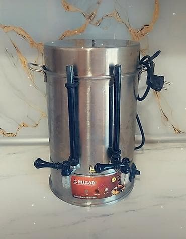 Техника для кухни: Mizan elektrikli samovar/çayçı - Paslanmayan poladdan hazırlanmış — 1