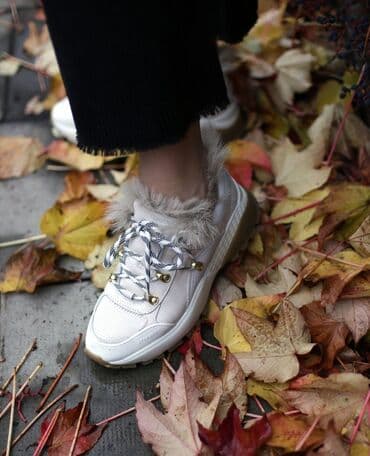 женские белые кеды: Размер: 36, Новый — 2