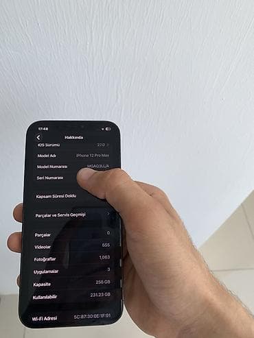 IPhone 12 Pro Max, 256 GB, Pacific Blue, Simsiz şarj, Face ID — 9