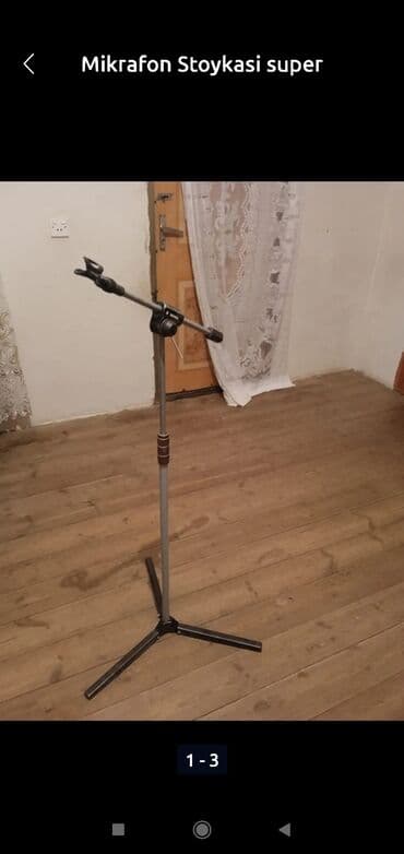 saz simi: İşlənmiş Simli Mikrofon Shure — 4