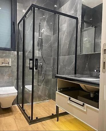 dush kabina: Arakəsmə, Künc üçün — 4