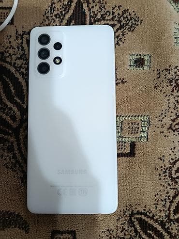 telefin: Samsung Galaxy A52, 128 GB, rəng - Ağ, Barmaq izi — 3