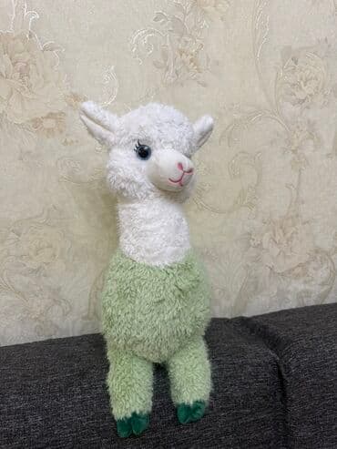 uwaq ucun tortlar: Yumuşaq oyuncağ – alpaka fiquru - Material: yumşaq plyuş, toxunuşa — 2