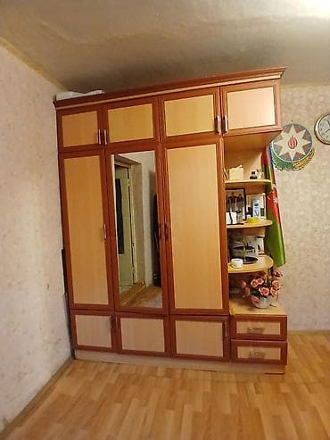 mdf material: 6 qapı, Güzgülü, Rəngli, Digər material, Açılan, Düz dolab — 1
