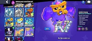 Спорт и хобби: Brawl Stars hesabı – geniş kostyum və kolleksiya - Hipersarj — 1