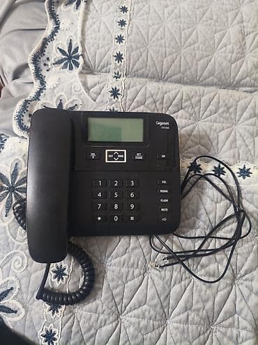 Məişət texnikası: Stasionar telefon Gigaset, Simli, İşlənmiş — 2