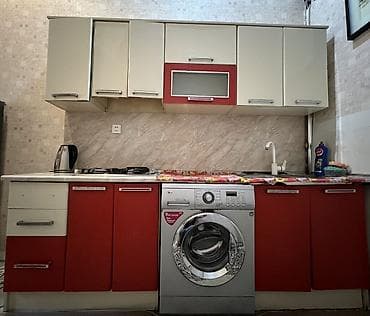 Mətbəx mebeli dəsti İşlənmişdir Üzərimdə qaz peçidə qalacaq İstəyən