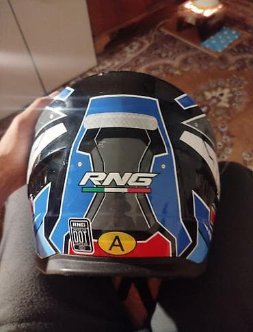 moto tvs: RNG tam üzlü motosiklet dəbilqəsi - Brend/model: RNG (arxa hissədə — 2