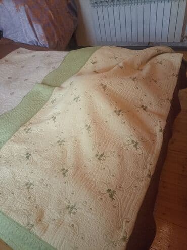 yun yorğan satışı: Для кровати цвет - Бежевый Покрывало — 2