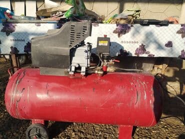 tap az hava kompressoru: 100 litirlik. Məhsul: Elektrik hava kompressoru (qırmızı horizontal — 5