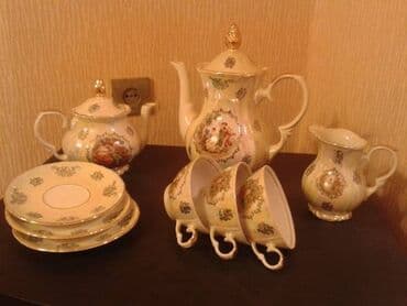 elit qab qacaq: Modonna dəsti - KAHLA - QDR Kofe dəsti - 6 person Nahar dəsti - 6 — 1