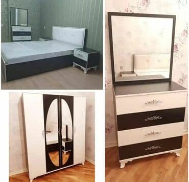 белорусская мебель в баку: İkinəfərlik çarpayı, Termo, Dolab, 2 tumba, Azərbaycan, Yeni — 7