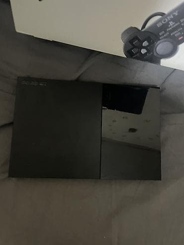 sony batareya: Sony PlayStation 2 Slim – Charcoal Black (PS2) Komplekt: - PS2 Slim — 2