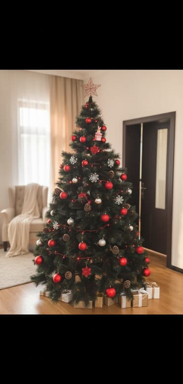 Çöl bitkiləri: Yolka satilir. Hundurluyu ~ 2m 20 sm Oyuncaqsiz. Hecbir defekti — 3