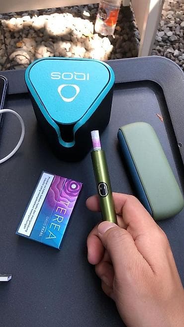 IQOS tütün qızdırma cihazı komplekti. Xüsusiyyətlər: - Portativ tütün