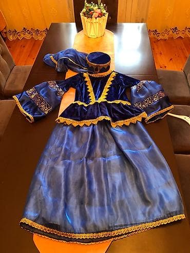 Milli kostyum, Qız üçün, 6 - 7 yaş, Yeni