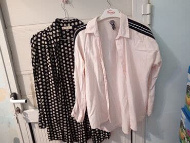 дозиметр купить баку: 2 ədəd qadın üst geyimi dəsti 1) Açıq pudra rəngli köynək - Brend — 2