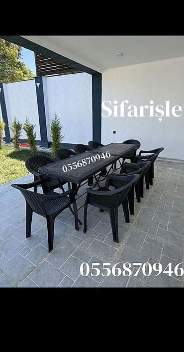 Düz masa, Stullar ilə, 6 nəfər, Açılan, Həsir, Türkiyə lalafo.az -da Düz masa, Stullar ilə, 6 nəfər, Açılan, Həsir, Türkiyə